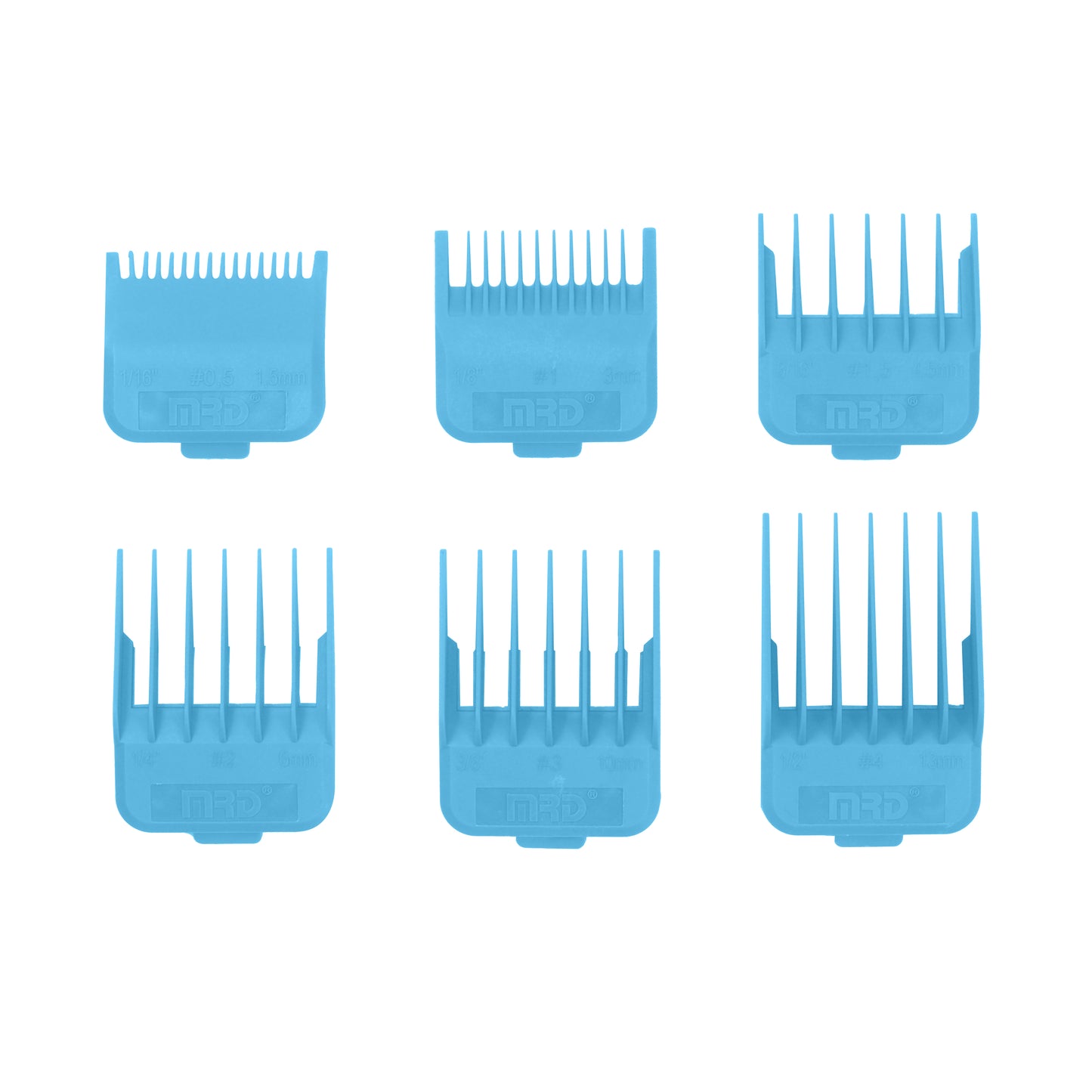MRD Premium Double Magnetic Clipper Guards Set - Blue