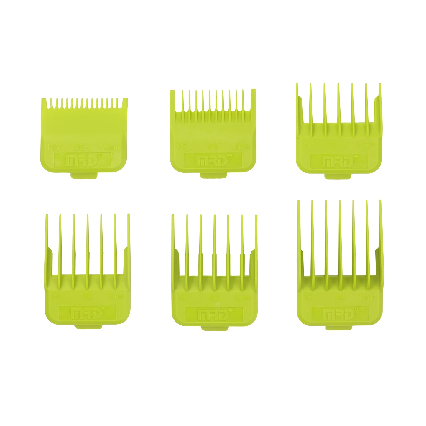 MRD Premium Double Magnetic Clipper Guards Set - Green