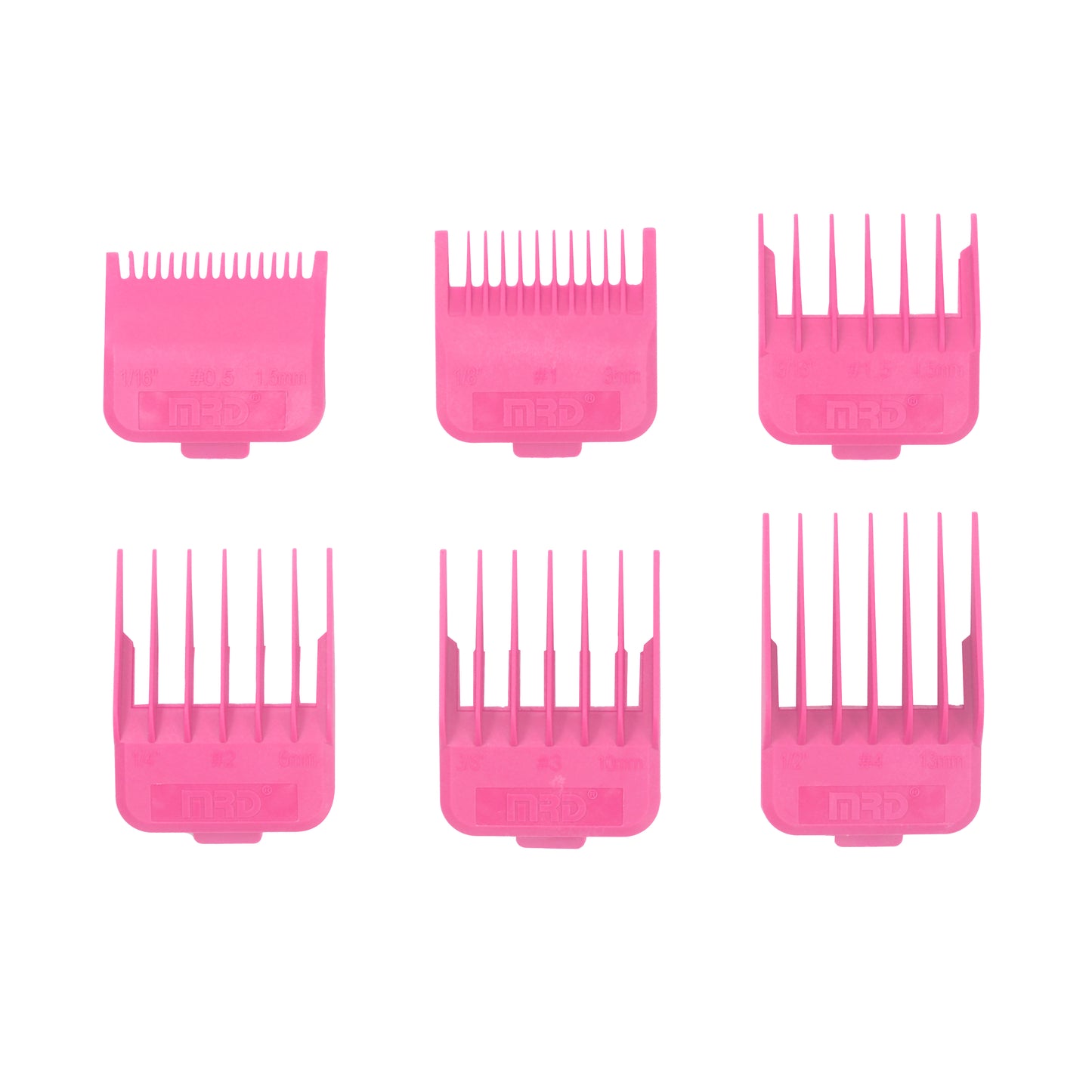 MRD Premium Double Magnetic Clipper Guards Set - Pink