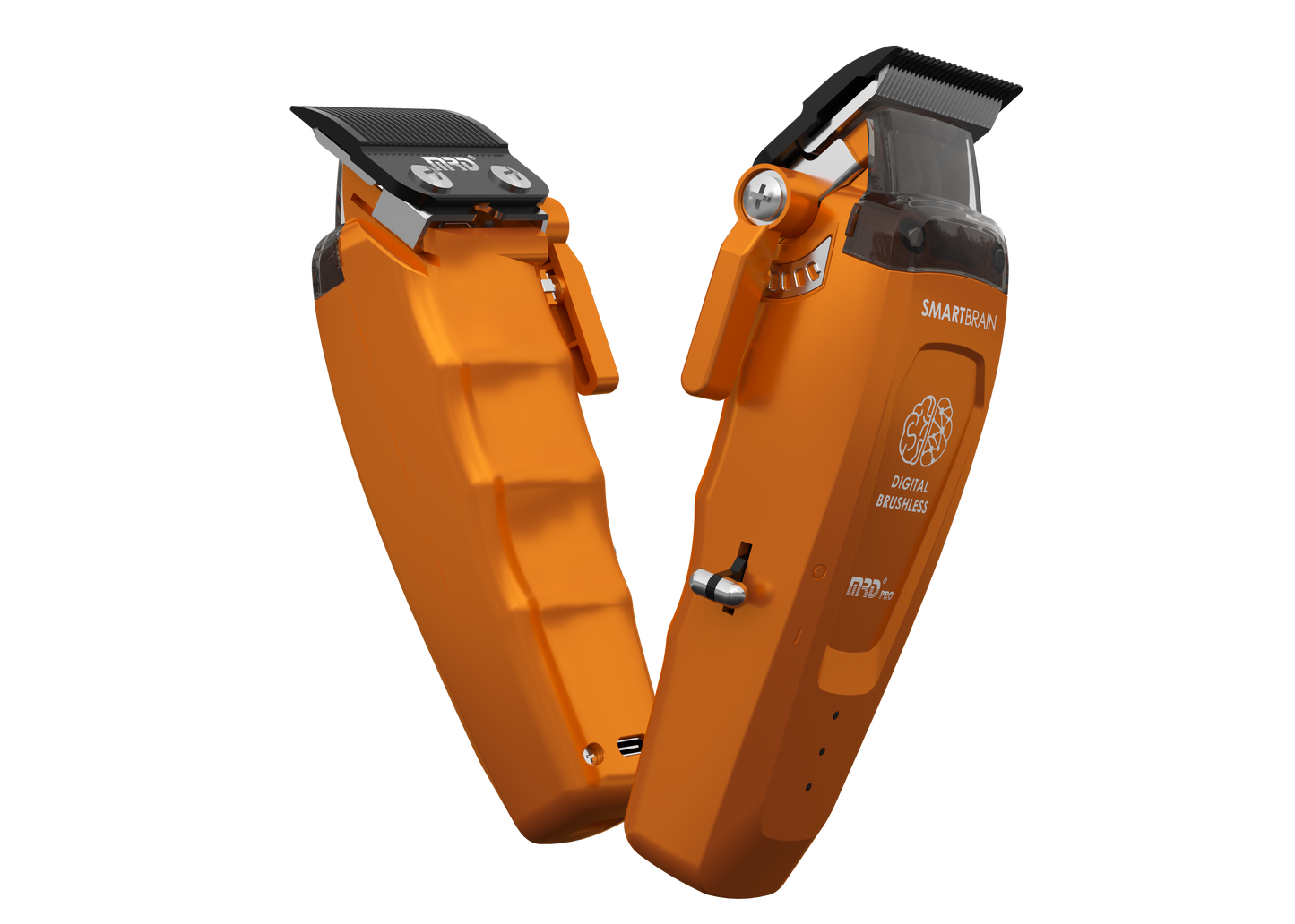 Smart Brain Digital Brushless Clipper - Orange