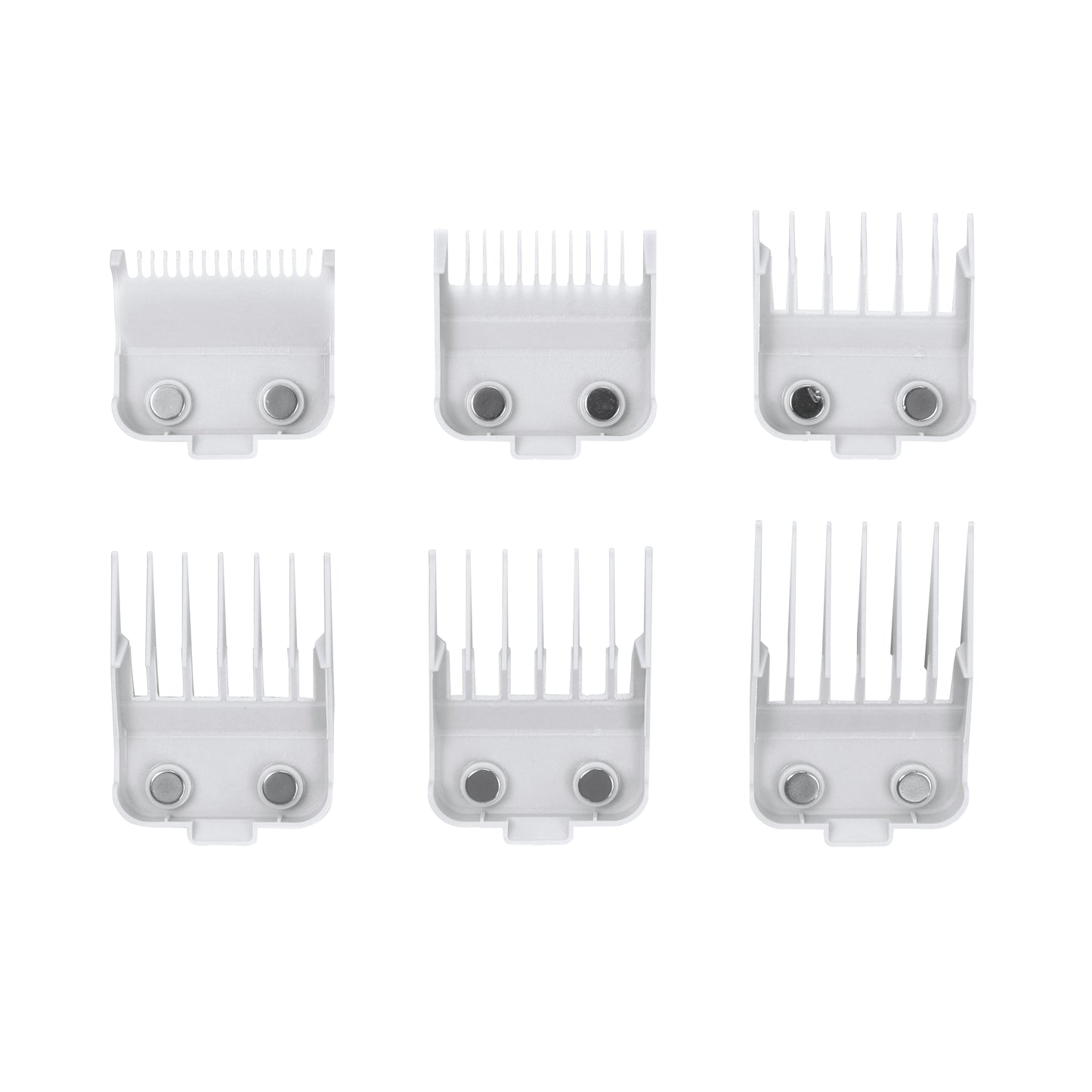 MRD Premium Double Magnetic Clipper Guards Set - White