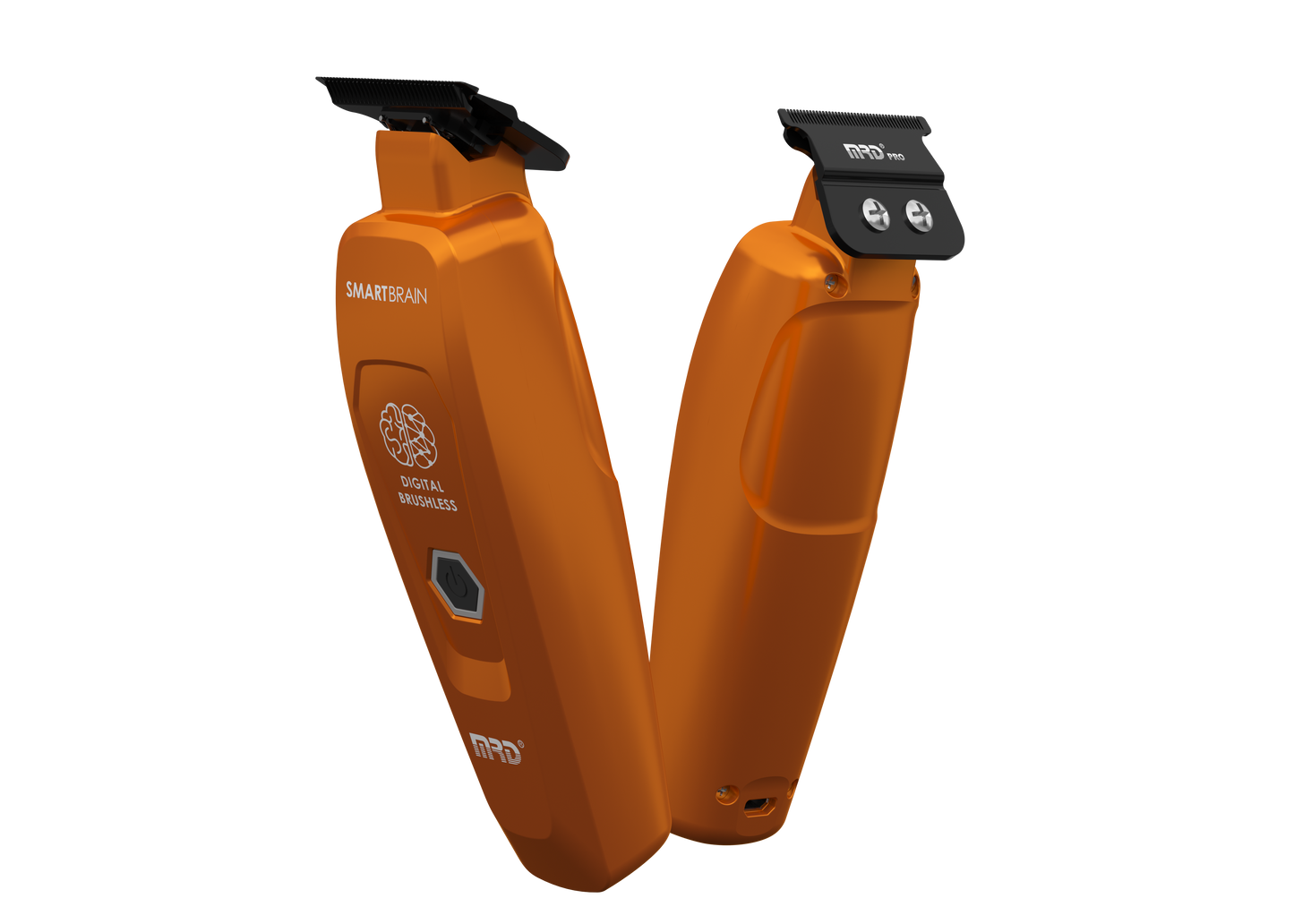 Smart Brain Digital Brushless Trimmer - Orange