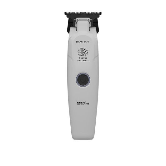 Precision Smart Brain Digital Brushless Trimmer- White