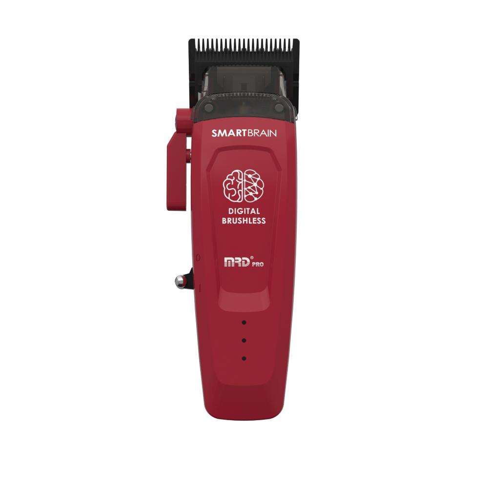Smart Brain Digital Brushless Clipper - Cherry Red