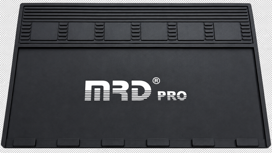 Pro Barber Tool Bench Magnetic Mat – 6 Magnetic Pads