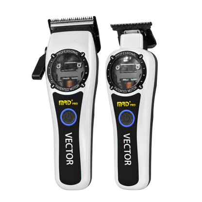 Vector Clipper & Trimmer Duo - Metallic White